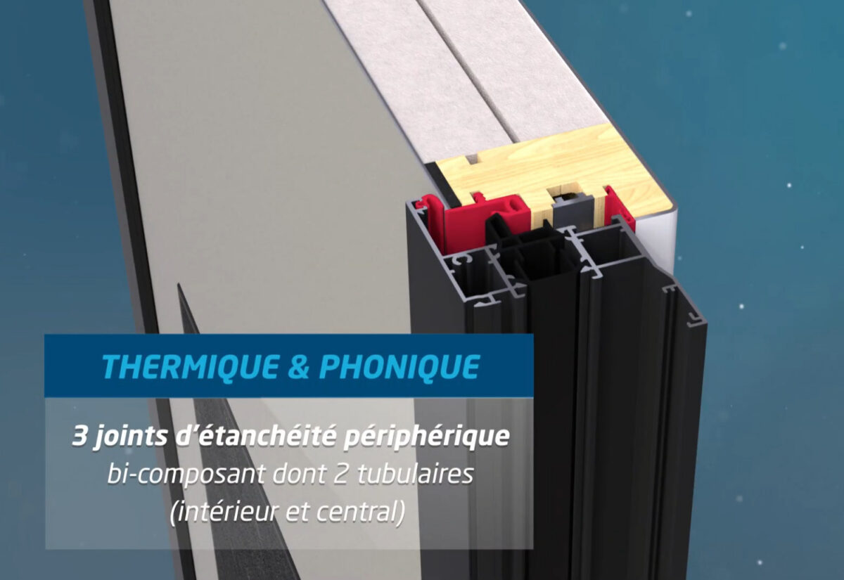 Film de présentation gamme de portes d'entrée aluminium monobloc