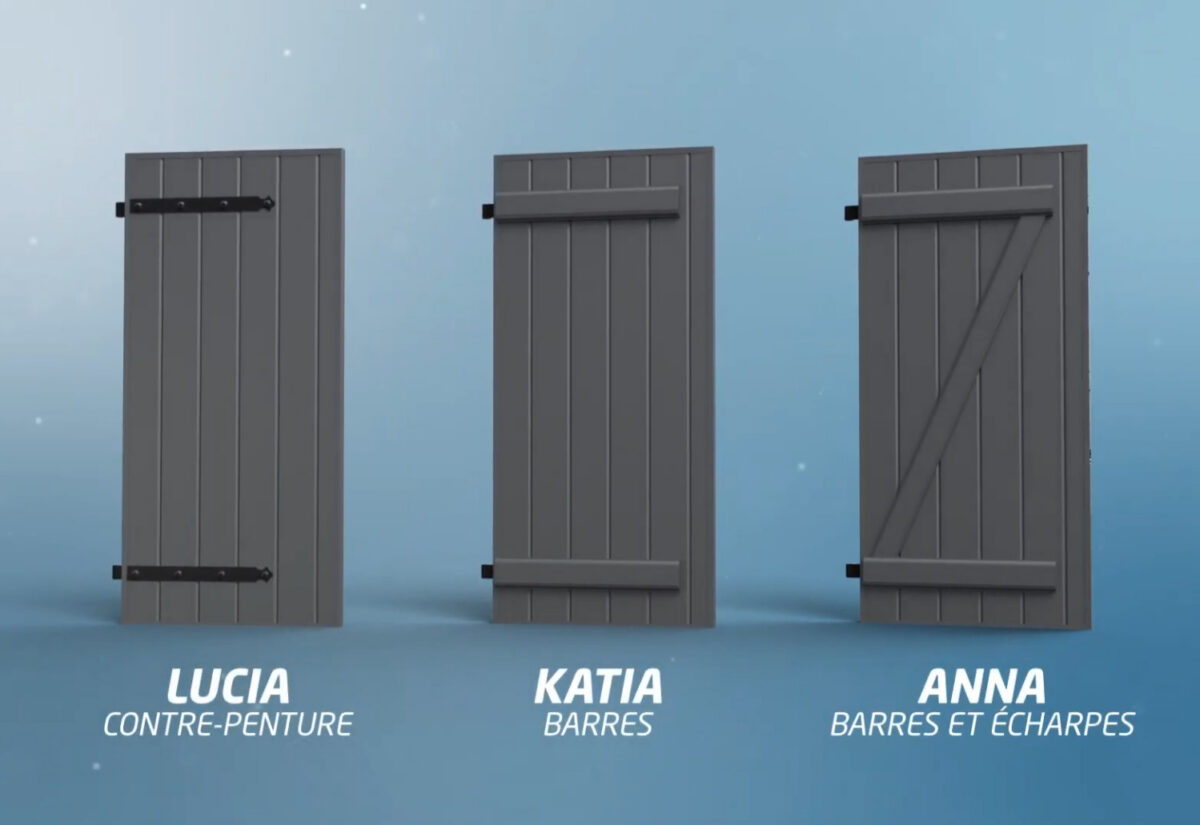 Film de présentation gamme de volets aluminium