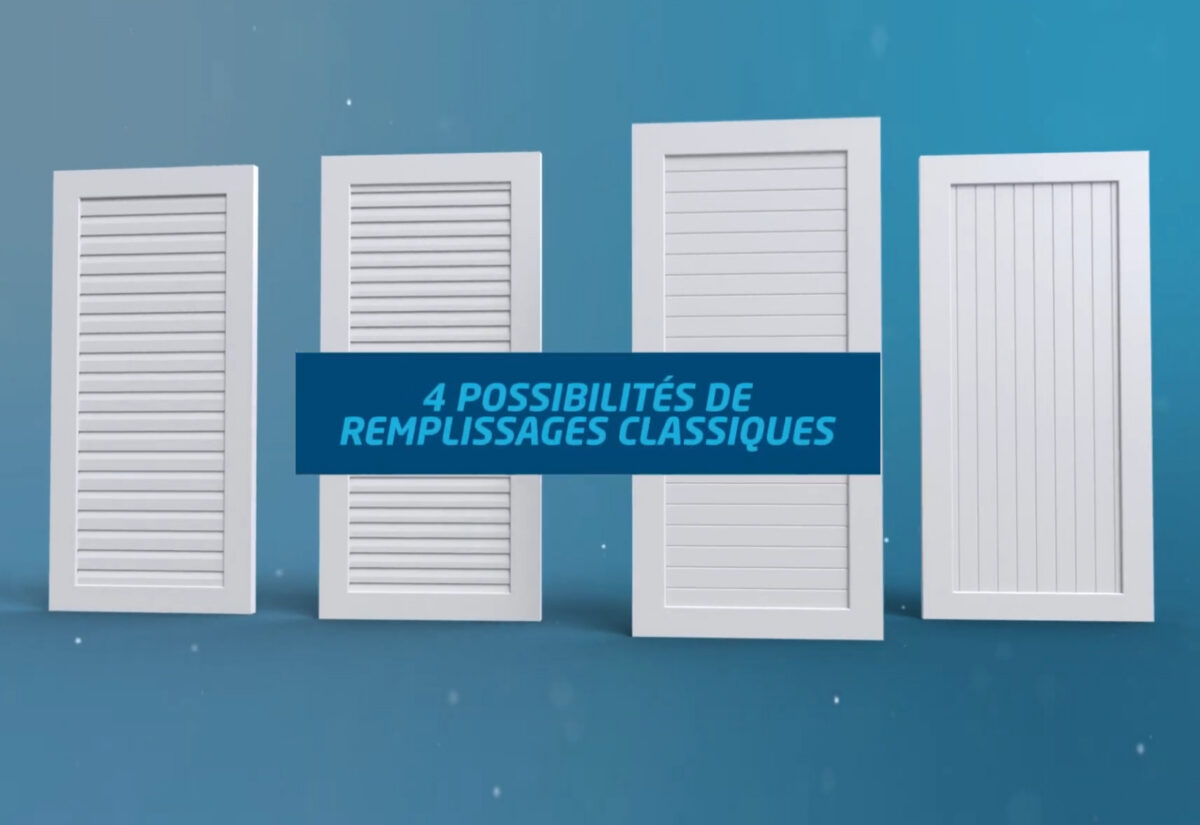 Film de présentation gamme de volets PVC