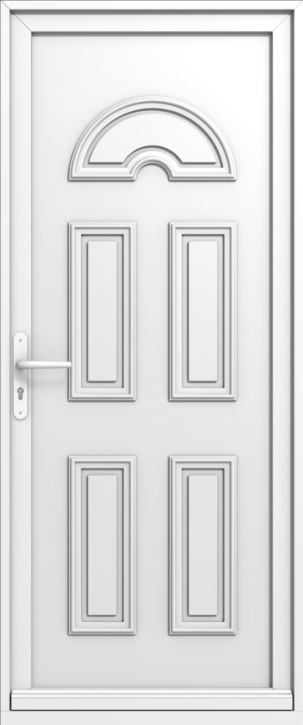 Porte d'entrée PVC à panneaux modèle Galice