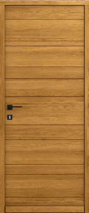 Porte d'entrée Bois Monobloc Horizon