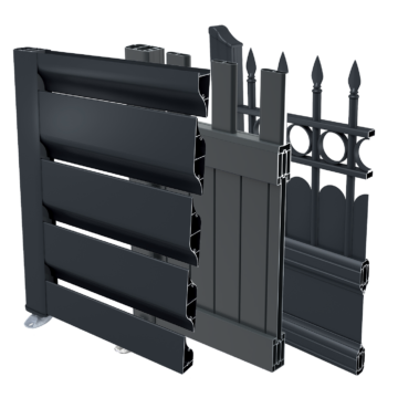 Gamme de portails battants et coulissants en aluminium