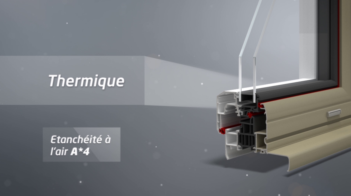 Film de présentation fenêtre aluminium Sensation