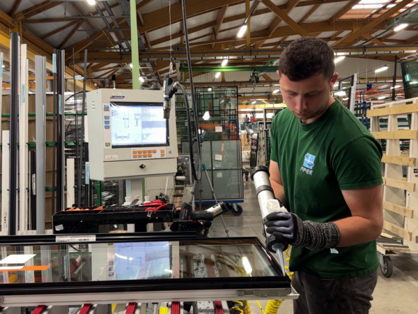 Fabrication de menuiseries aluminium